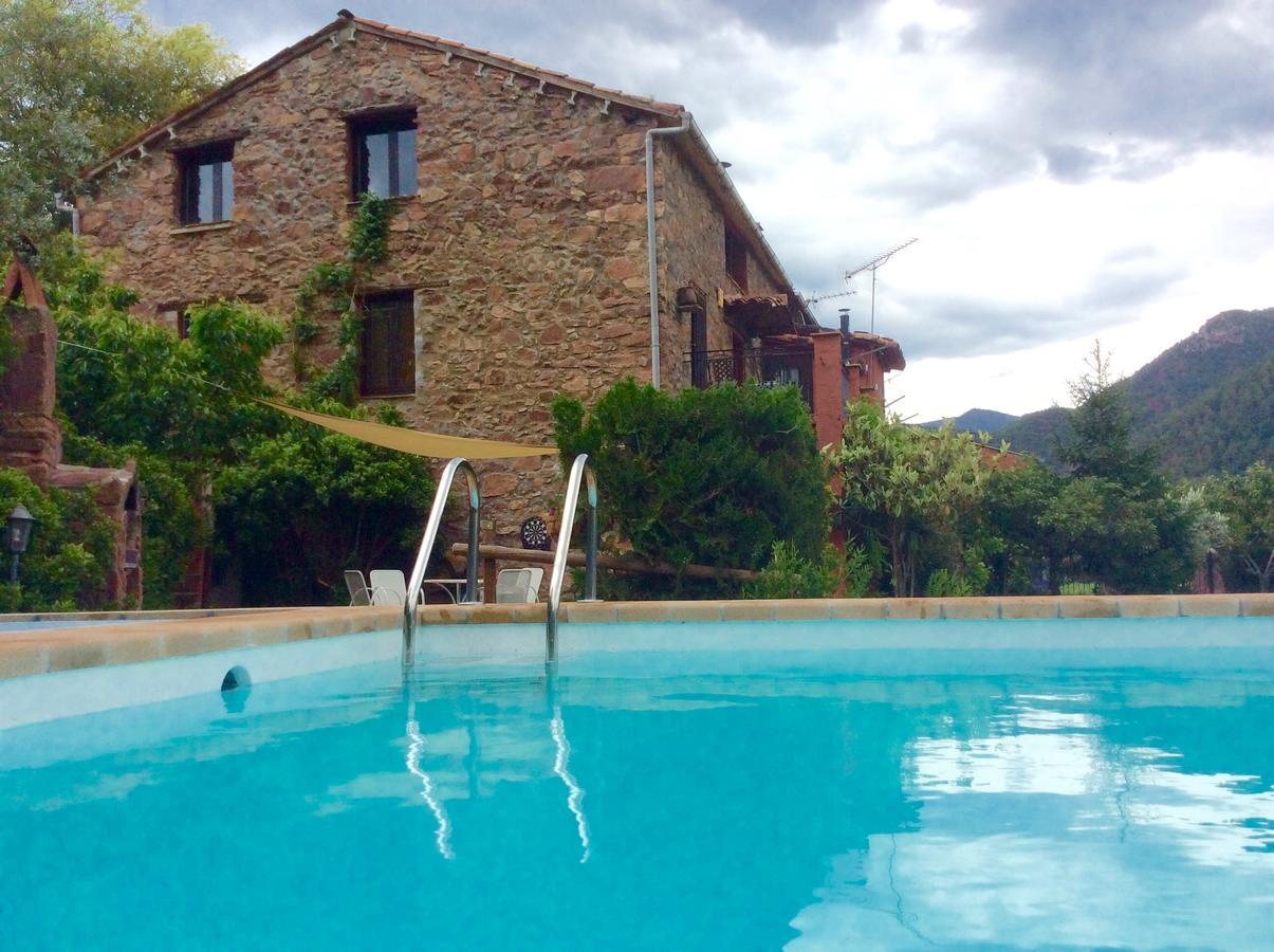 Casa Rural Con Piscina Y Vistas Al Valle - Cal Pallares Argestues Экстерьер фото
